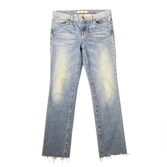 J BRAND Anthropologie Denim The Cigarette Leg Jeans Bonaroo Wash Size 30 - Picture 1 of 9